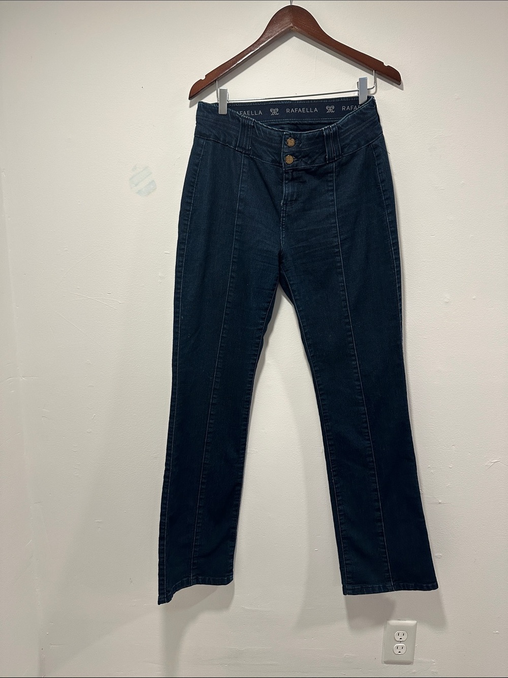 Rafaella Dark Blue Straight Leg Jeans 087